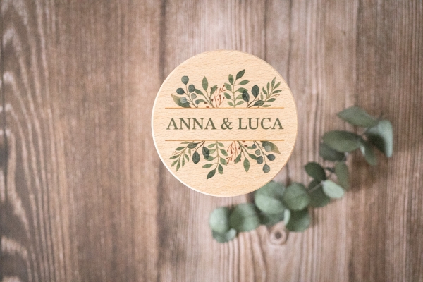 Vorratsglas Hochzeit personalisiert